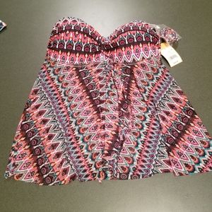 Bandeau flyaway Tankini top.